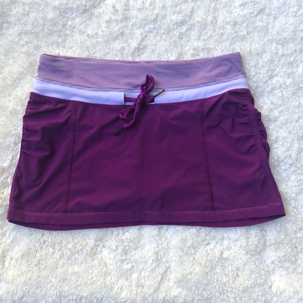 Lululemon purple skort 4